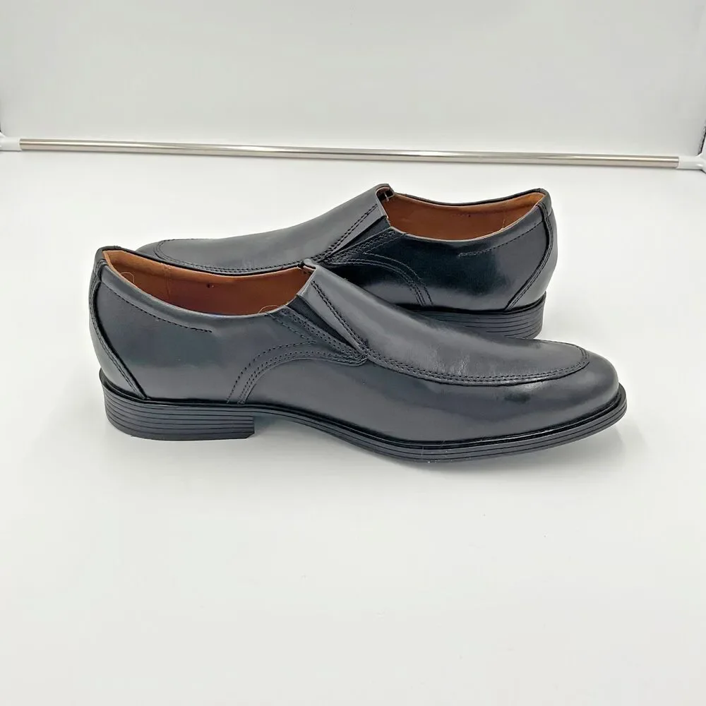 Clarks Whiddon‎ Step Mens Leather Loafers Slip On Comfort Dress Shoe Size 10.5M